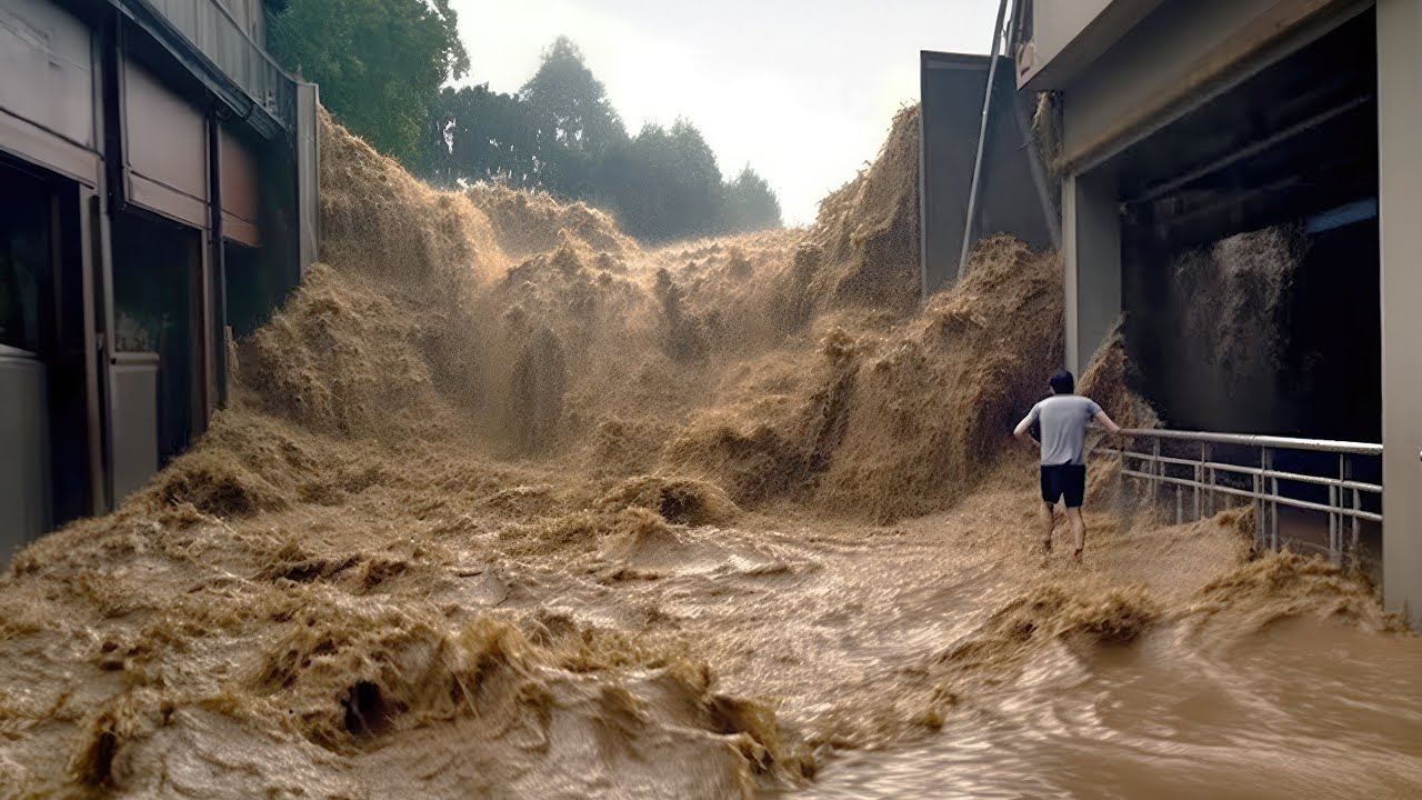 Brazil is Sinking! Crazy Flash Floods submerged Airport and Cars in Rio Grande do Sul