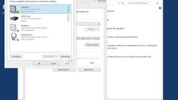 Windows 8.0 Professional - Change the Text to Speech Volume