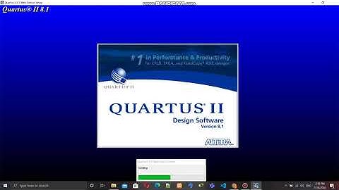 How to install Quartus II 8 1 Web Edition