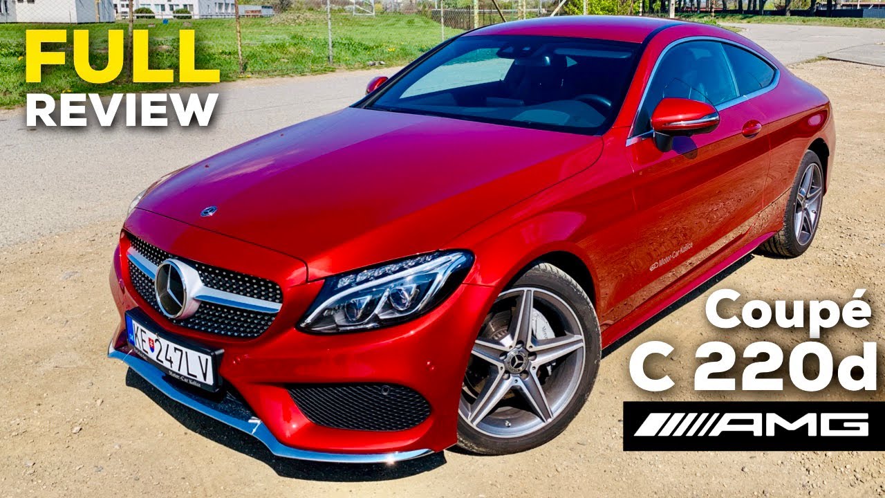 2019 Mercedes C Class Coupe 4matic Full Review C220d Amg Exterior Interior Infotainment Hyacinth Red