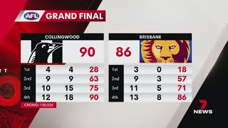 2023 SEVEN NEWS AFL GRAND FINAL _ COLLINGWOOD WIN