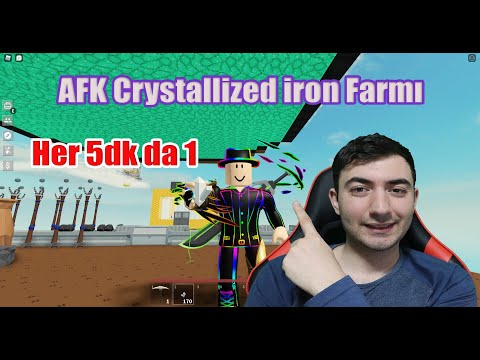 Roblox Skyblox (ISLANDS) | AFK Crystallized iron Farmı Nasıl Yapılır | 5dk da 1 Kristalize Demir 🤩🤩