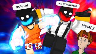 ROBLOX Strongest Battlegrounds Funny Moments Part 4 (MEMES)