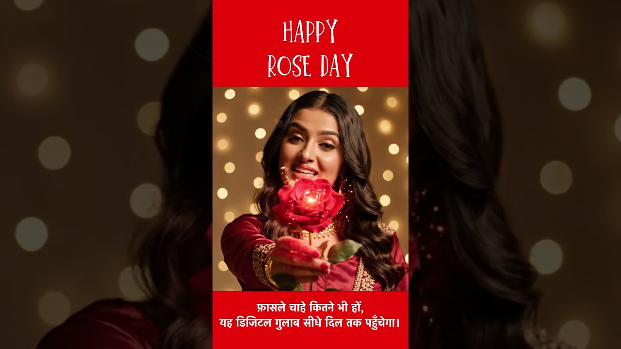 🌹Rose Day Status 2026 | Send This Rose ❤️ | Rose Day Status Video 