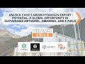 Webinar unlock chiles green hydrogen export potential