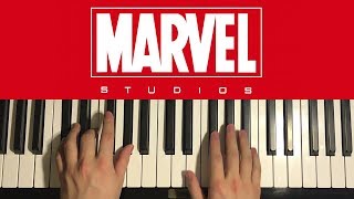 Video thumbnail of "How To Play - Marvel Studios 2016 Intro Theme (PIANO TUTORIAL LESSON)"