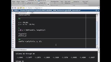 polyfit() Example in Matlab