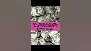 Njia 5 Za Kuwa Tajiri Patapesaonline Pesa 