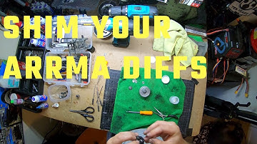 Shimming The Arrma Kraton Diffs