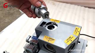 End Mill Grinding Machine Demonstration: 3 Flutes End Mill Sharpening