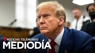 Se reinicia el juicio a Trump con una multa en su contra y el testimonio de un banquero by Noticias Telemundo 1,499 views 48 minutes ago 59 seconds