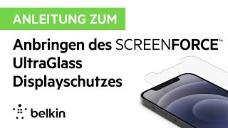 Anweisungen Zum Anbringen Des Screenforce Ultraglass Displayschutzes Für Iphone 1213-Modelle