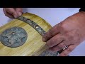 Papiron dekorálás videó:Kincsesláda készítése festéssel és hajlítható fadíszek használatával Pentart