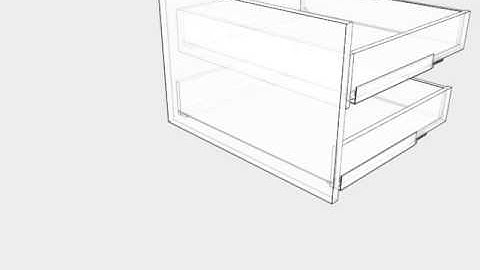 Blender animation - Drawer design