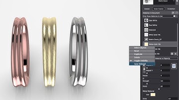 Save Materials in Render Studio - MatrixGold®