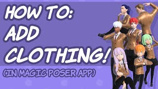 How To: Add Clothing in Magic Poser screenshot 5