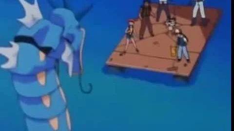 Pokémon Episode Magikarp evolves into Gyarados