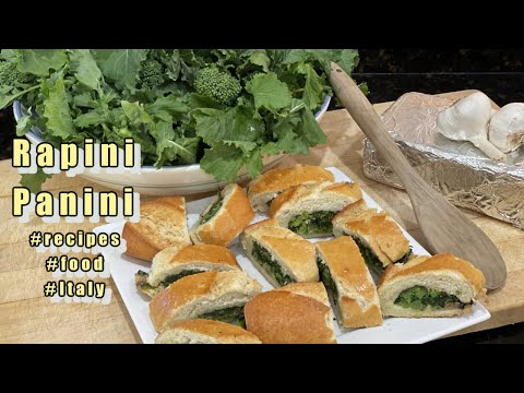 Rapini Panini  how to cook broccoli rabe | Broccoli Rapini | cooking broccoli rapini | Rapini Panini