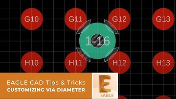 Eagle CAD Tips & Tricks: Customizing Via Diameter