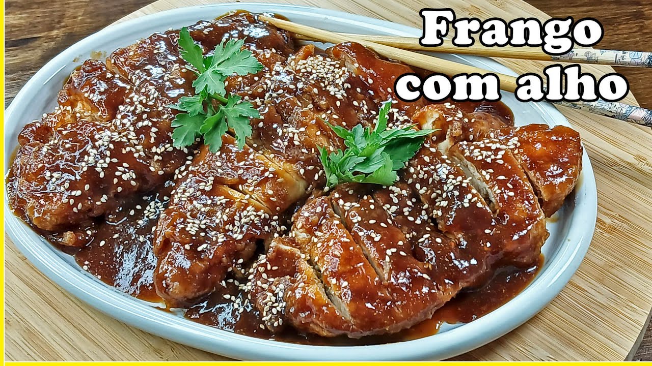 Frango Oriental com Molho de Alho Irresistível Como Nos Melhores Restaurantes
