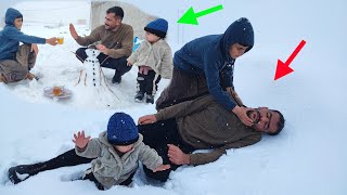 Download Lagu Reza's scream in the snowstorm above Shahruz shook the mountain.😭 MP3