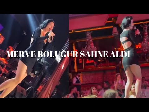 Merve Boluğur Yıldız Tilbe Konserine Gitti Ve Sahne Aldı