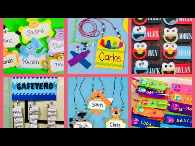 Gafetes Para Escuela On 📍Gafetes Para Grupo O CLUB. 💡8 Gafetes