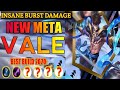 Vale New Meta Best Damage Build | Insane Bruts Damage Mobile Legends ML2020