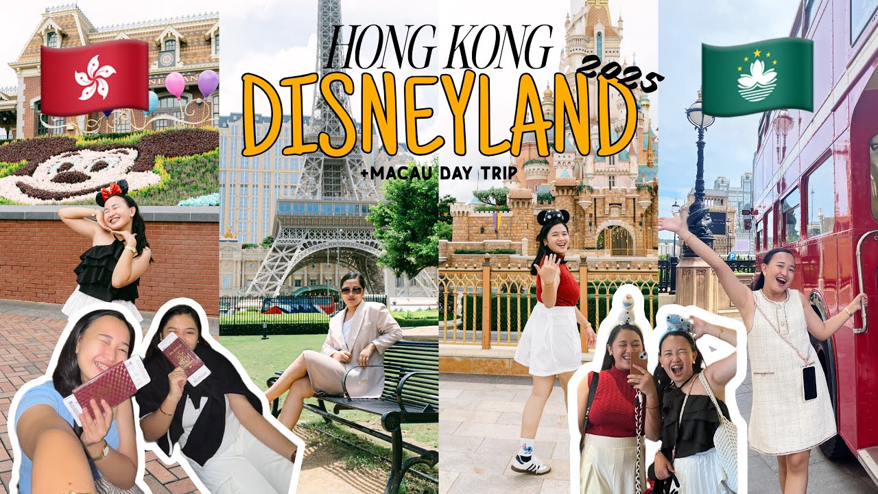 HONG KONG + MACAU VLOG 2025 🇭🇰 (Disneyland, Macau, Ngong Ping 360, etc.)