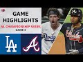 Los Angeles Dodgers vs. Atlanta Braves Game 3 Highlights | NLCS (2020)
