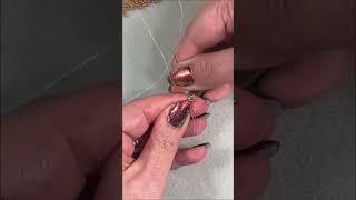 Easy two tone bead weaving #beadweaving #shortsyoutube #shortsyoutubevideo