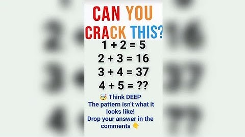 Only 1% can solve this.
