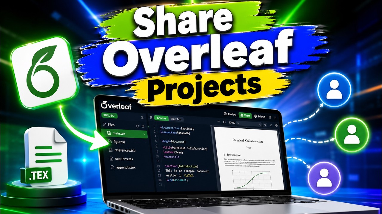 How to Share Overleaf Projects & Collaborate in Real Time | Complete ...