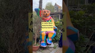 Bear so colorful 🥰 Amsterdam Netherlands #bear #colorful #colors #bearshorts #teddybearfunny