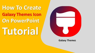 Design Galaxy Themes Icon On PowerPoint 2016 || How To Create Icon Lesson PowerPoint || PowerPoint