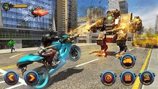 Panther Robot War: Superhero Crime City Battle Game #6 - iOS Gameplay screenshot 4