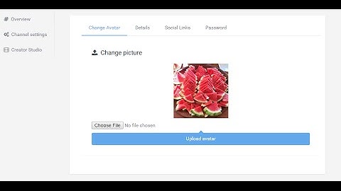 PHPVibe v5 Video CMS - Settings menu