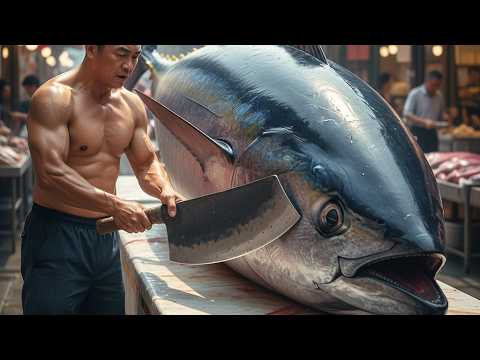 471KG Giant Bluefin Tuna vs Legendary Chef Hands #ChefLegend