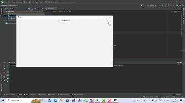 Créer une fenêtre avec un bouton en python #coding #python