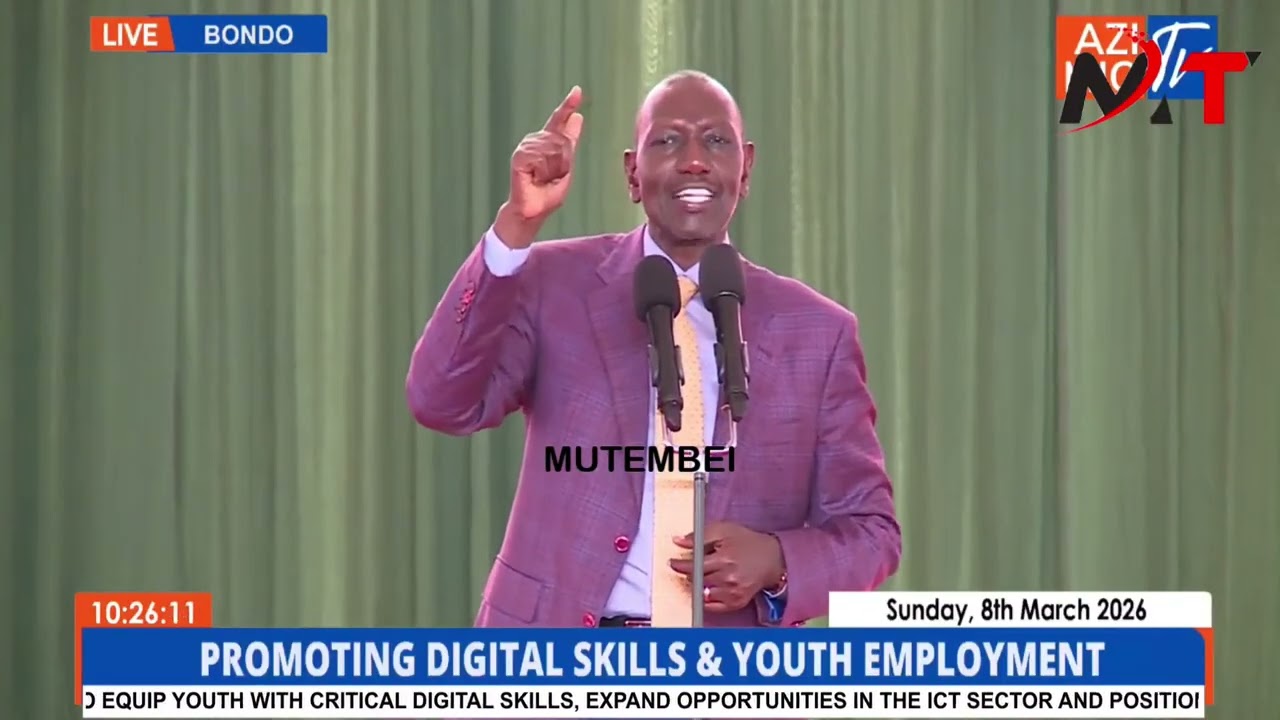 RUTO; GEN-Z MSIKUBALI KUTUMIWA KAMA GOONs NA WANASIASA PIA WEWE UKO NA FAMILIA