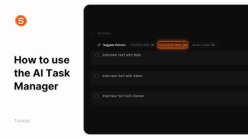 How to Use the AI Task Manager in Saner.AI | 2025 Tutorial
