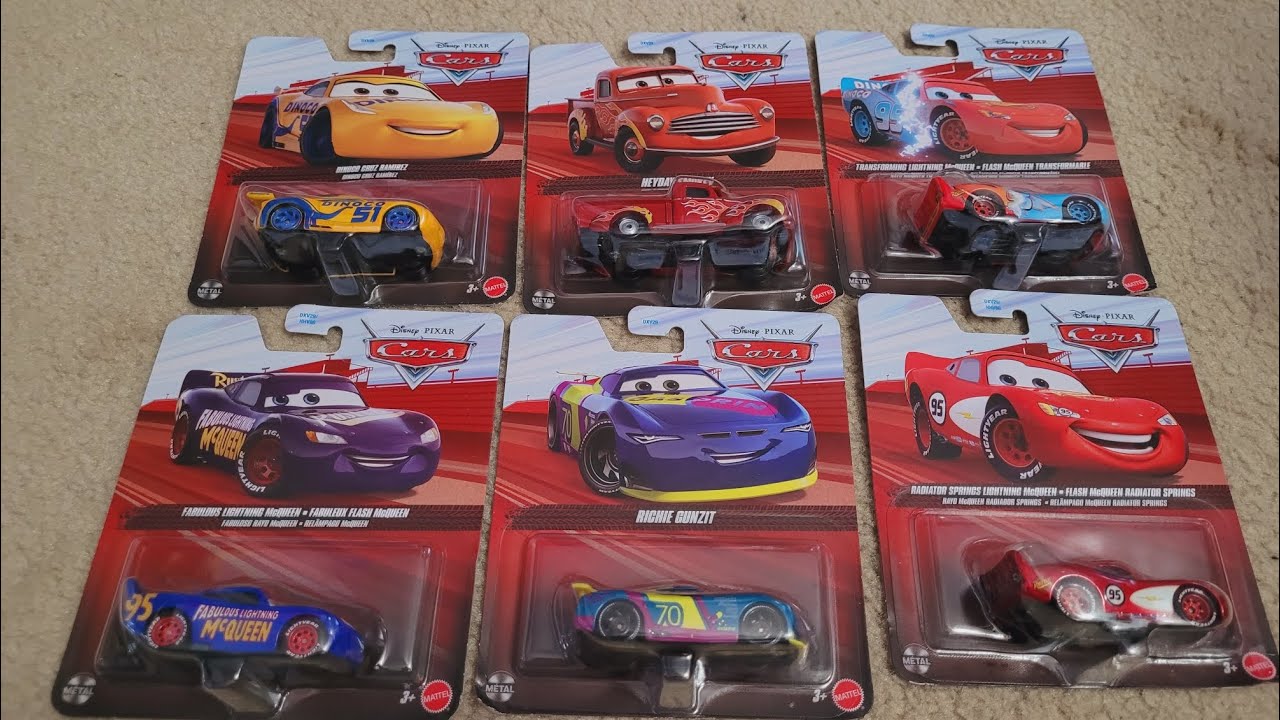 Распаковка игрушечных машинок Disney