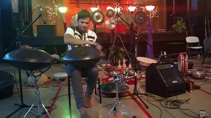 Adam Maalouf plays improvised handpan song for Ash...