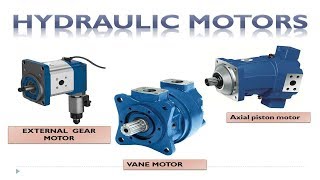 Hydraulic Motor Types and how are they work? hydraulic motors and pumps