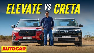 Hyundai Creta vs Honda Elevate  Which is the midsize SUV for you? | Comparison | @autocarindia1