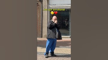 Watching this broke my heart 😭💔 #singing #singer #public #reaction #heartbroken #sad #edsheeran