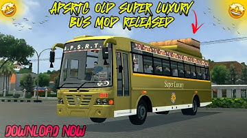 🔥APSRTC 2012 OLD MODEL SUPER LUXURY BUS MOD RELEASED FOR BUSSID | 🤩 