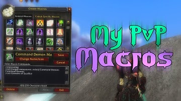 WoW | Basic Warlock PvP Macros! [Cobrak]