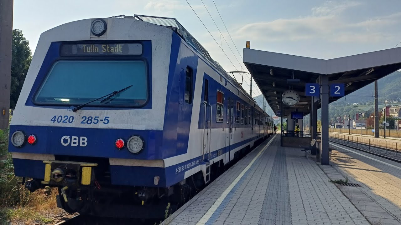 Mitfahrt 4020.285 Wien Franz-Josefs-Bahnhof bis Klosterneuburg-Weidling