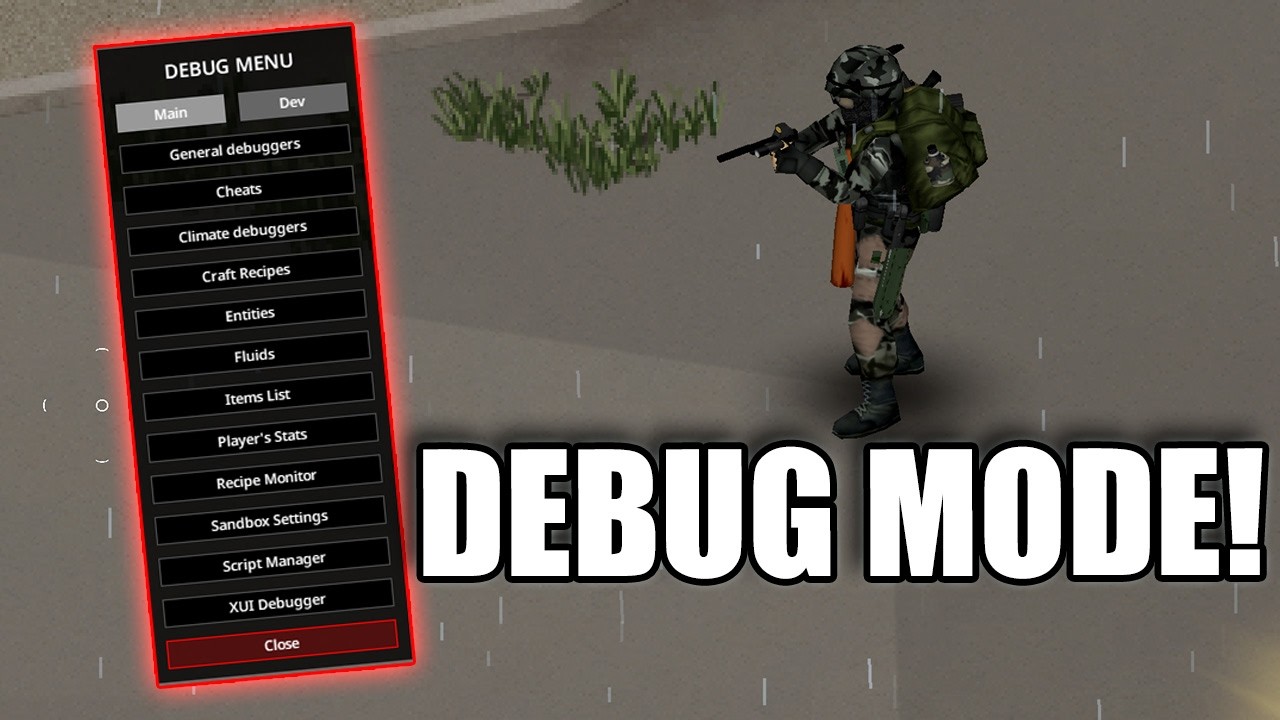 La Modalità DEBUG di Project Zomboid Spiegata in BREVE! - YouTube